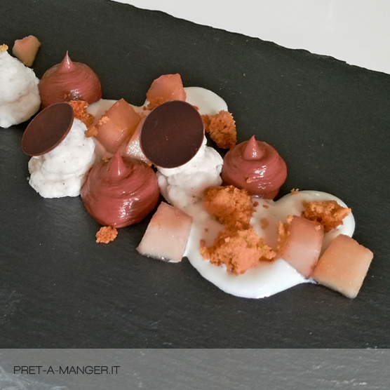 Pere, ricotta e cioccolato